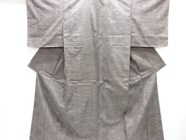 JAPANESE KIMONO / UNUSED TSUMUGI / WOVEN BUTTERFLY
